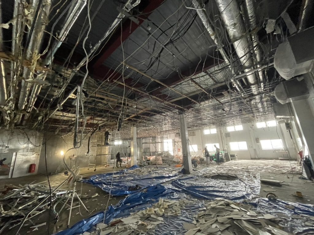 宇部の内装解体工事