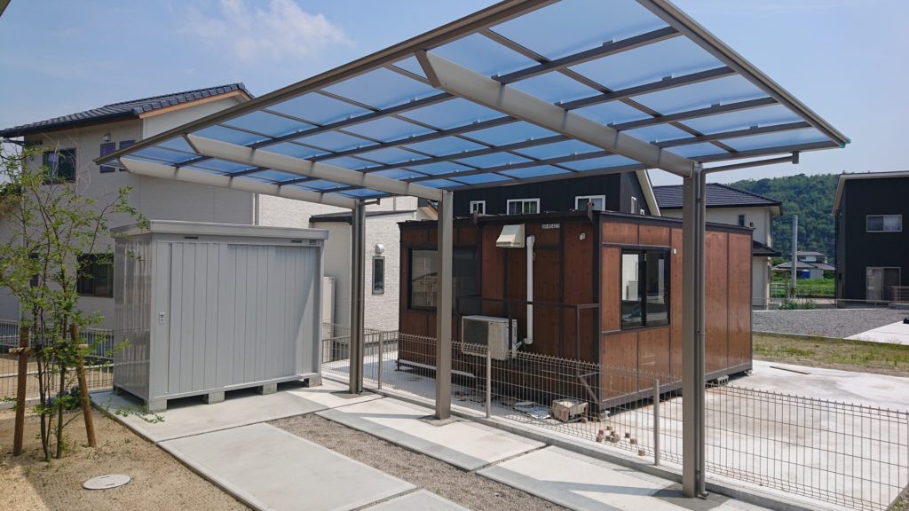 宇部市でカーポート撤去