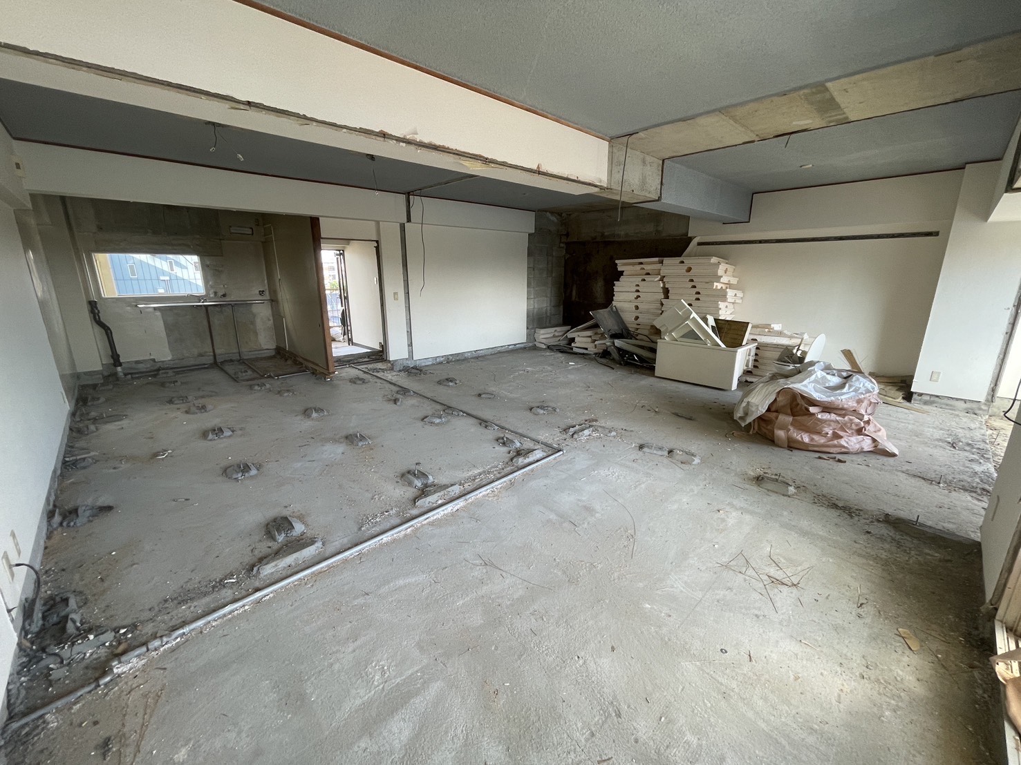 山口市小郡 RC造7階建テナントおよび住居内装解体工事