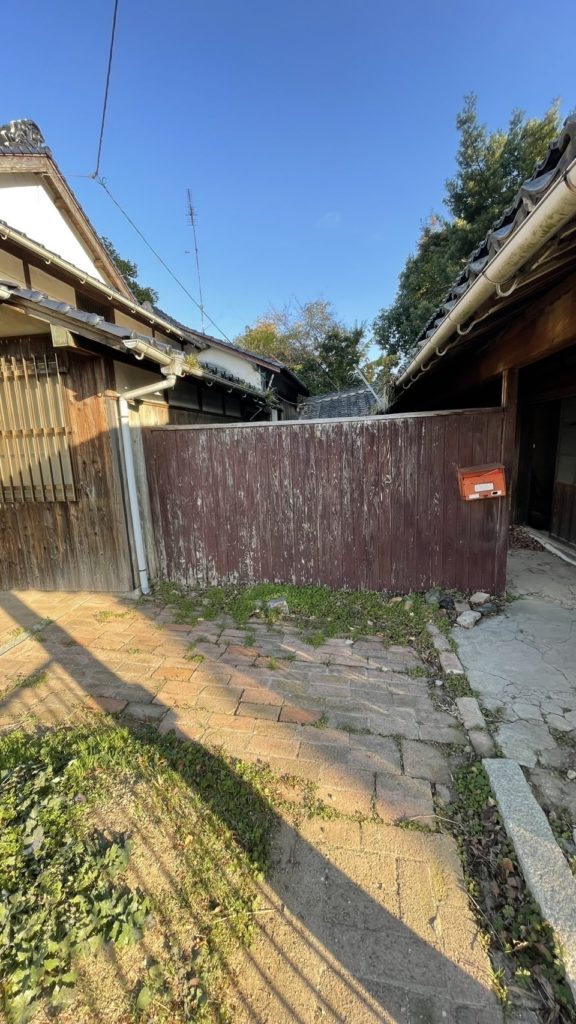 宇部市西琴芝解体工事前