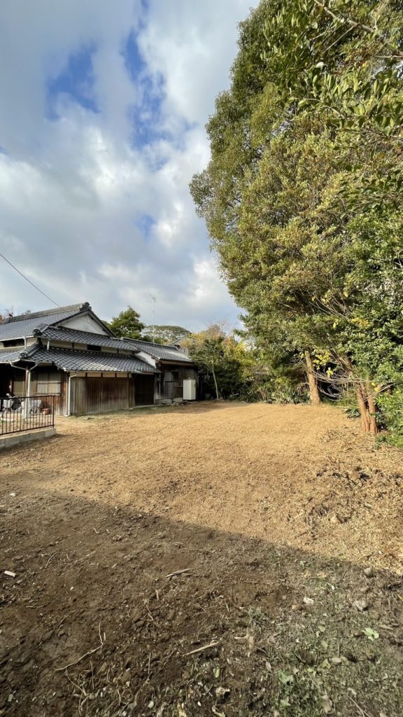 解体工事施工完了後