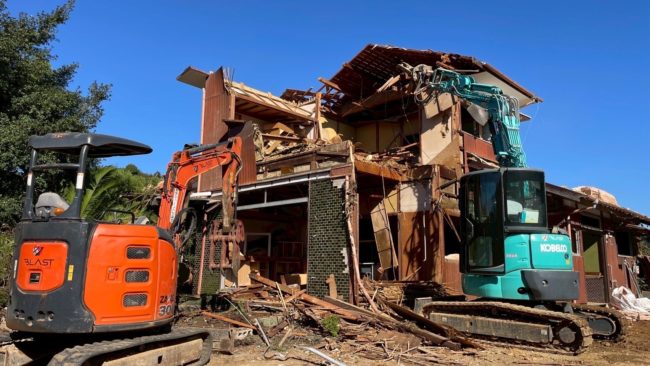 宇部市の木造解体