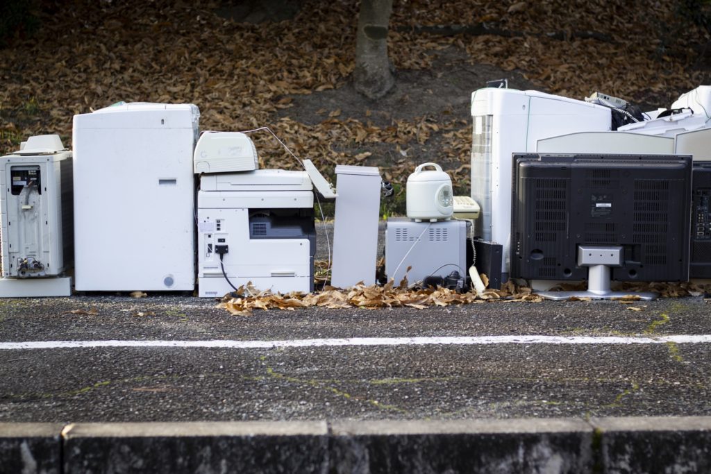 粗大ゴミの家電製品