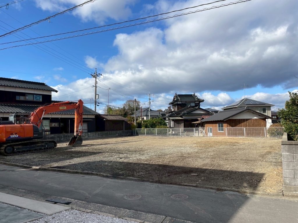 宇部市の解体工事完了後