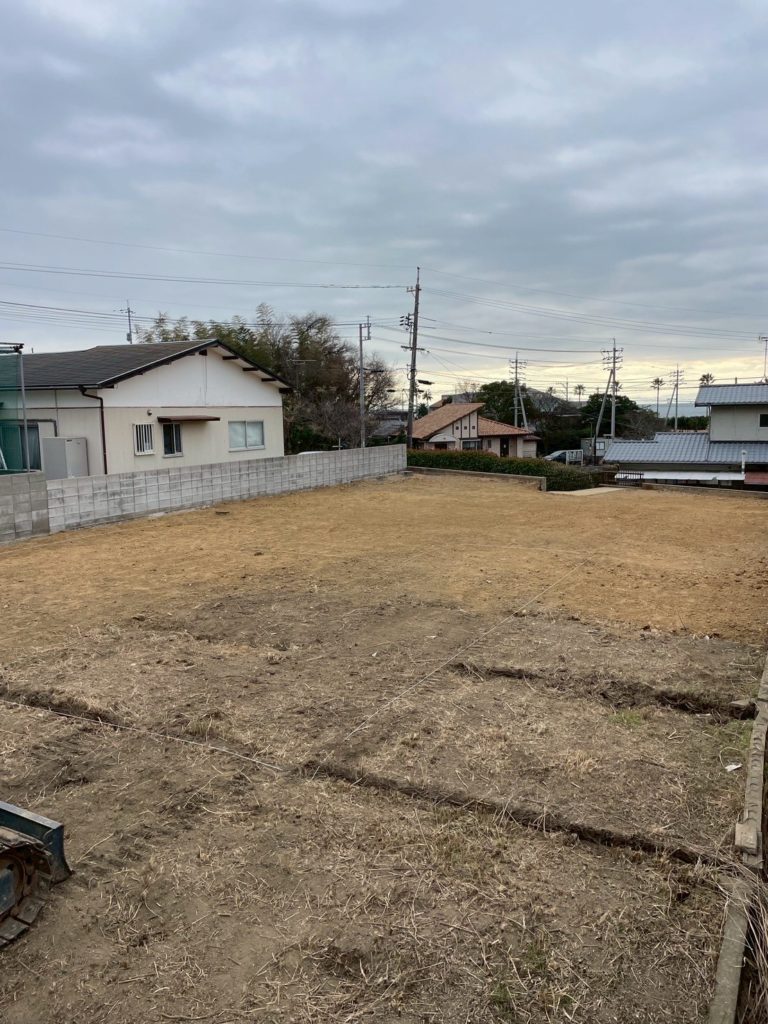 解体工事完了後