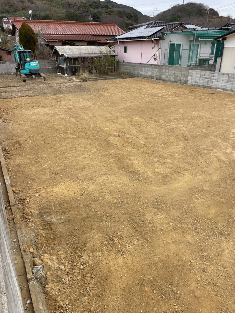 解体工事完了後